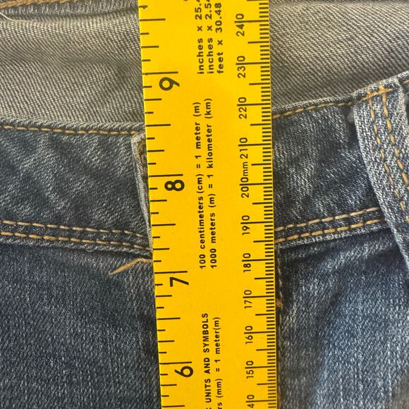 Black Daisy Womens Button Fly Relaxed Skinny Denim Jeans sz 7 28 Embroidered Y2K - Picture 9 of 10